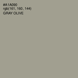 #A1A090 - Gray Olive Color Image